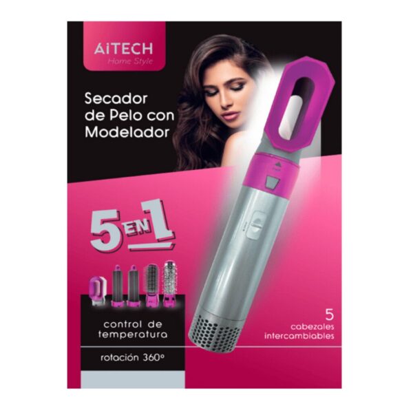 SECADOR CON MODELADOR 5 EN 1 AITECH (AIHG250715X)