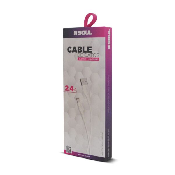 CABLE USB SOUL CLASSIC TIPO C A IPHONE 27WPD (2MT)