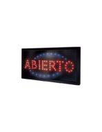 CARTEL LUMINOSO AITECH ABIERTO 48X28CM (AICL25010100N) - Imagen 2