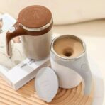 VASO TERMICO PARA CAFE CON MEZCLADOR AUTOMATICO (HQ-630) - Imagen 2