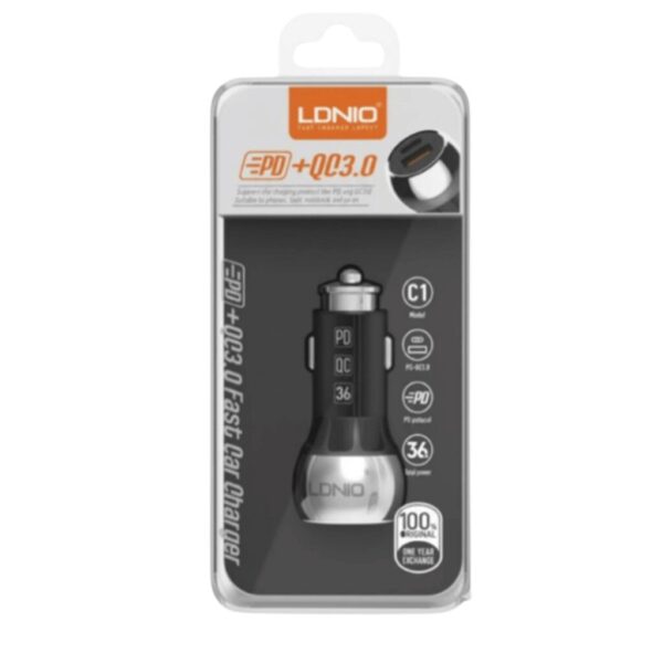 CARGADOR 12V. LDNIO C1 USB-C A USB-C (EC101153)