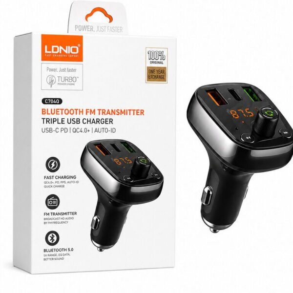 TRANSMISOR/RECEPTOR BTH LDNIO USB-C PD C704Q  (EC101151)